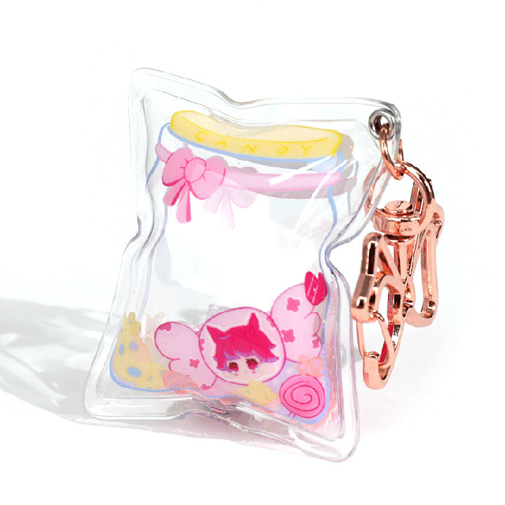 Porte-clés personnalisés de bonbon d&