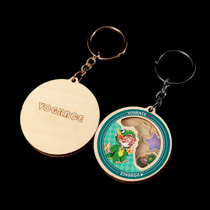 Custom Wooden Shaker Keychains