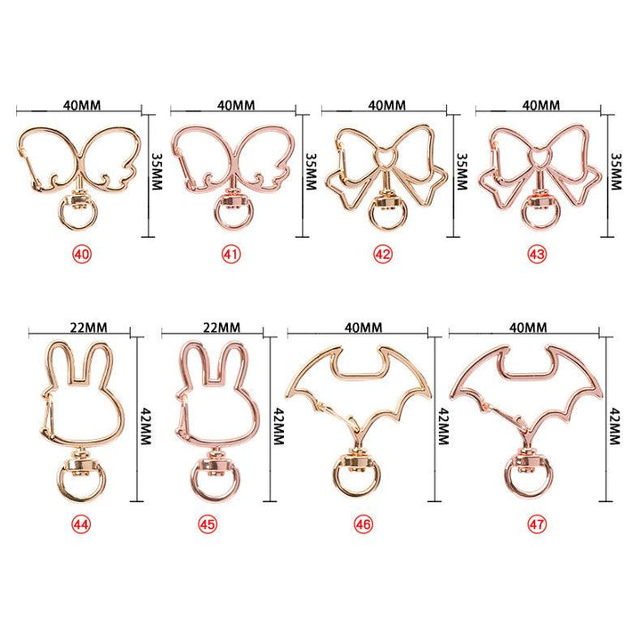 Custom Clear Acrylic Keychains - VOGRACE