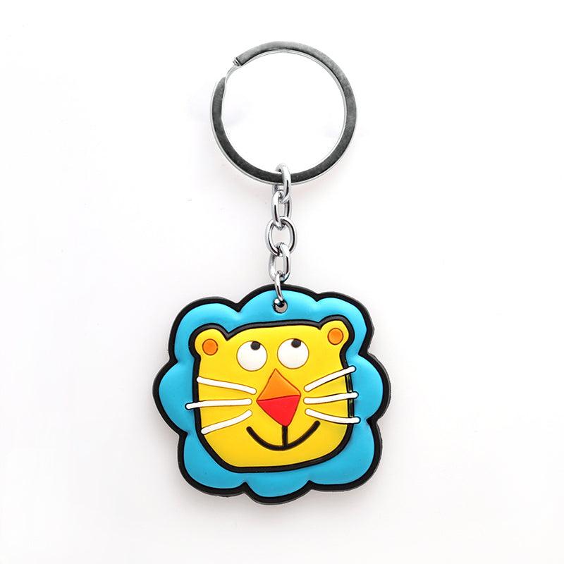 Porte-clés en caoutchouc PVC personnalisé